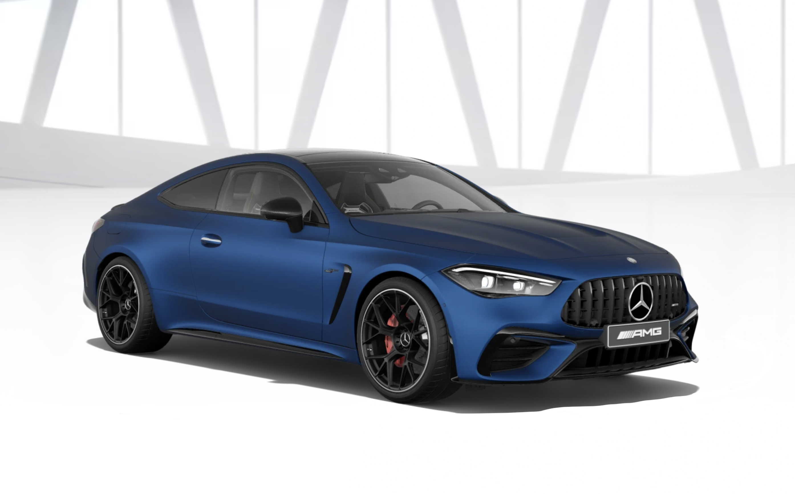 MERCEDES CLE COUPÉ 53 AMG 4MATIC | SKLADEM | ČESKÉ PŘEDVÁDĚCÍ AUTO | benzínové sportovní kupé | modrá matná magno spectral | černá kůže | AMG Performance sedačky | maximální výbava | nákup online | AUTOiBUY.com